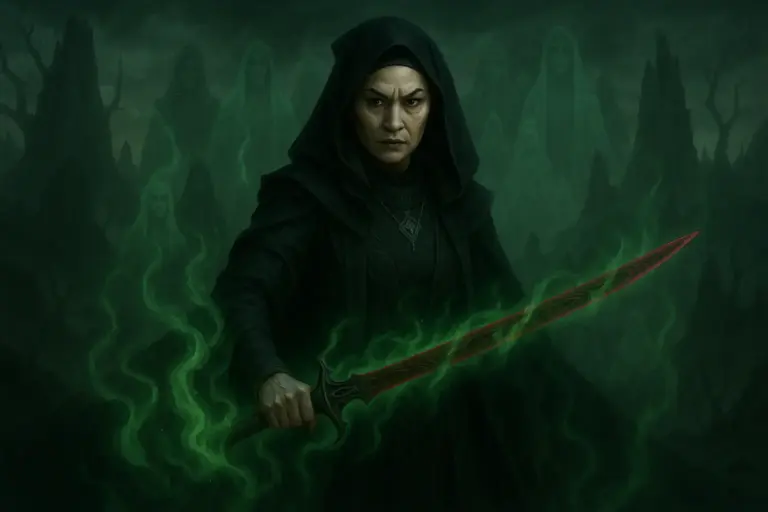 Morgan Elsbeth Channels Nightsister Magick