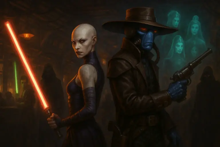 Ventress and Cad Bane in Tales of the Underworld