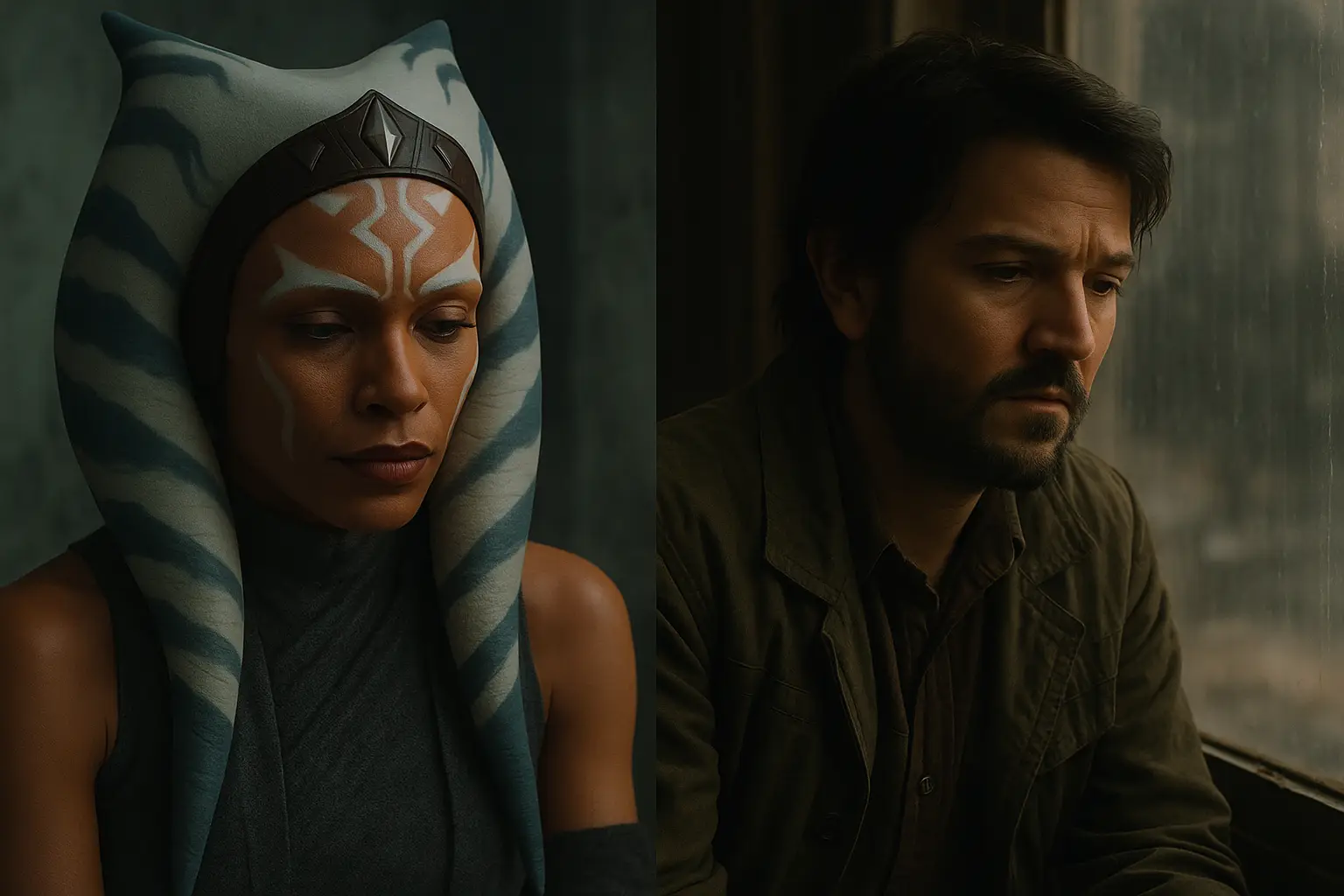 Ahsoka and Cassian Reflecting