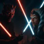 Darth Maul and Ahsoka animated confrontation
