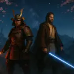 Samurai and Jedi aesthetic fusion