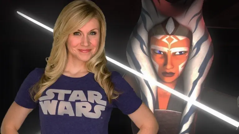Ashley Eckstein, the original voice of Ahsoka Tano