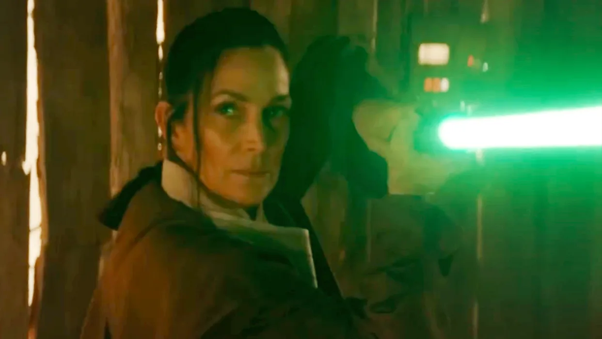 Carrie-Anne Moss as Jedi Master Indara in The Acolyte